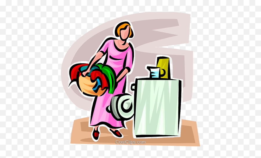 Woman Doing Laundry Royalty Free Vector 323638 Png Images Clip Art