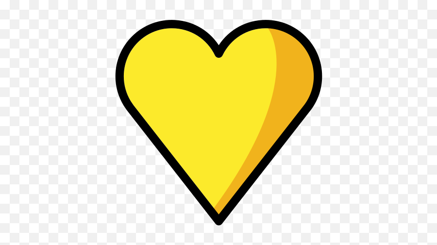 Emoji Meanings Heart,Yellow Heart Emoji Png free transparent emoji