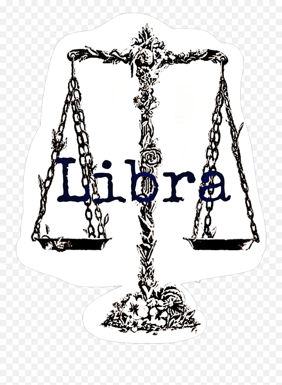 Scales Libra Sticker By Kimmy Bird Tasset Vertical Emoji,Scales Emoji