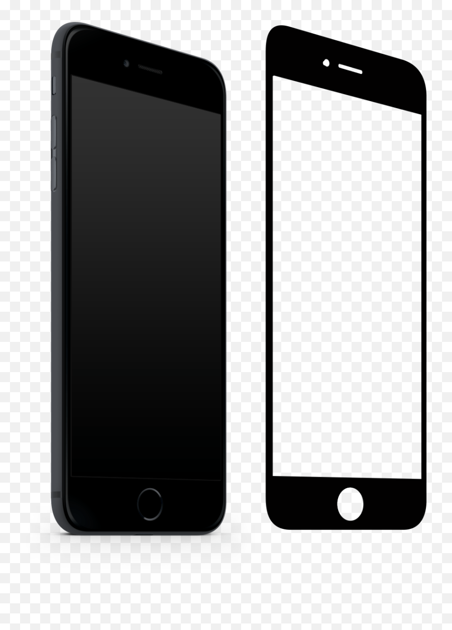 Iphone 7 Clipart Transparent Background Black Iphone Png Emoji,Iphone