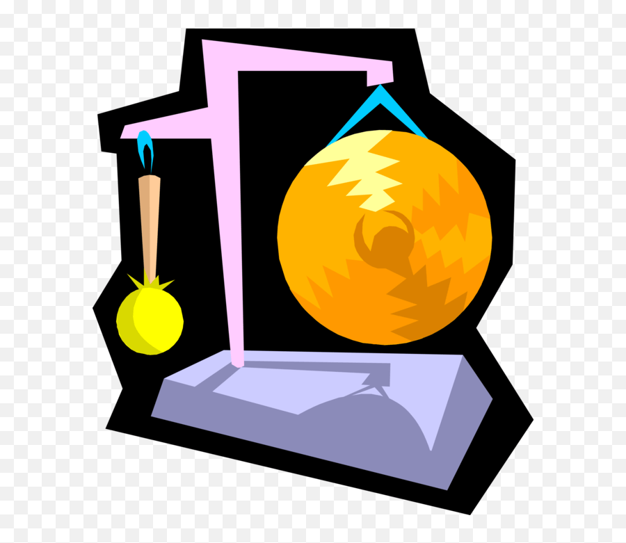 Vector Illustration Of Gong Musical Percussion Instrument Event Emoji