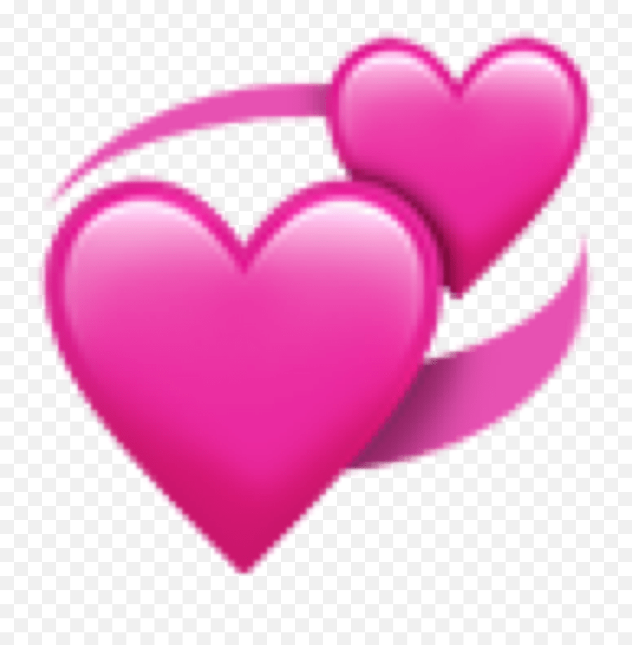 Pink Heart Emoji Iphone Freetoedit Heart,Emoji Pink Heart free transparent emoji