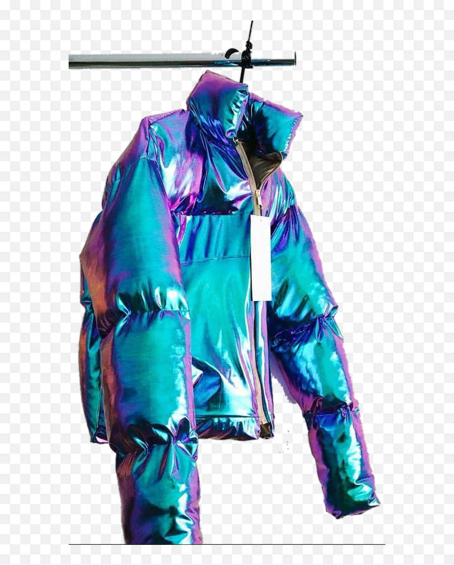 Jacket Hanger Coat Holographic Forever 21 Bubble Coat Emoji,Jacket Emoji free transparent