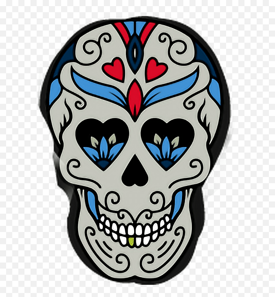 Ebm66 Sugarskull Skull Sugar Skull Eyes Emoji,Sugar Skull Emoji