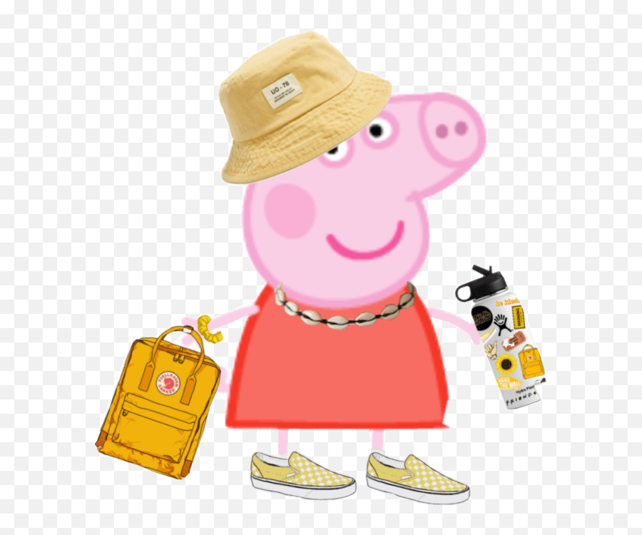 Vsco Girl Peppa Pig Emoji,Girl Pig Emoji free transparent emoji