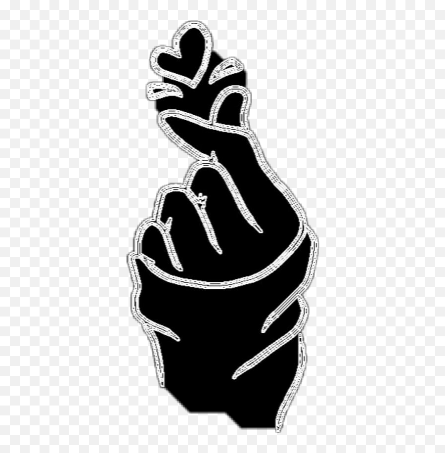 Finger Heart Fingerheart Sticker Wallpaper Emoji,Finger Heart Emoji