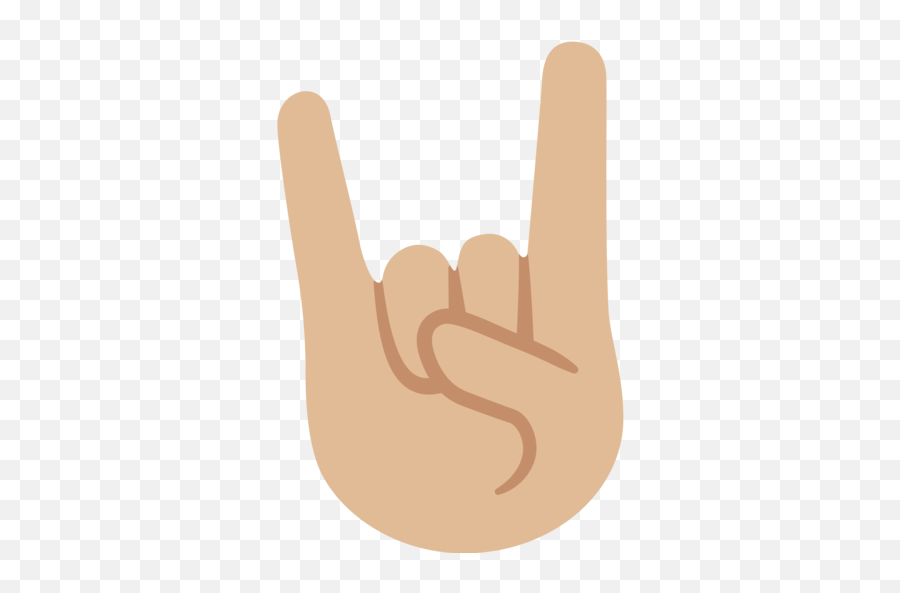 Medium Emoji Mano Rock,Rock Hand Emoji free transparent emoji