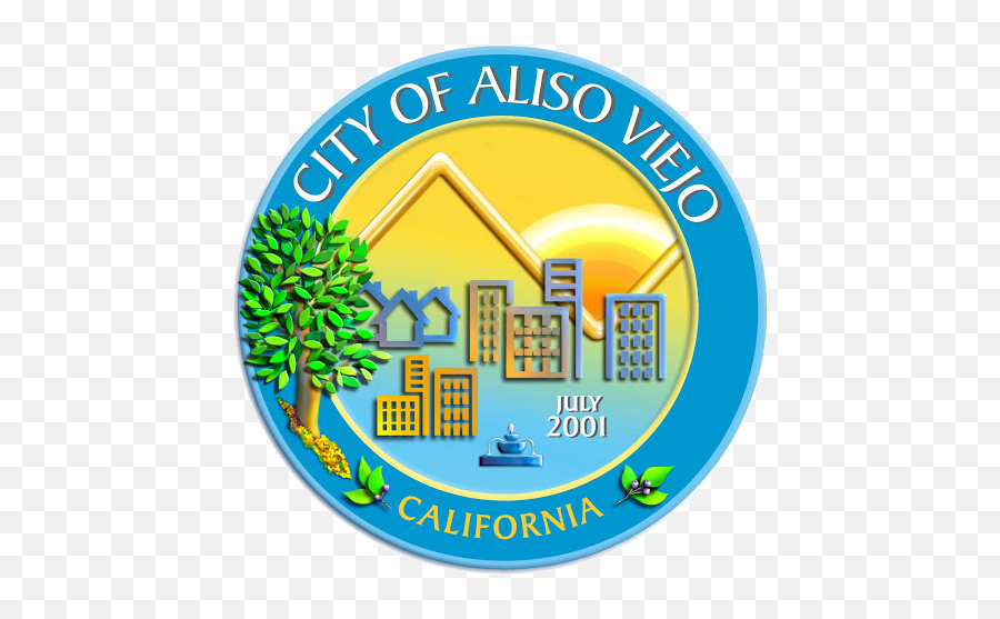 Seal Of Aliso Viejo California City Of Aliso Viejo Logo Emoji