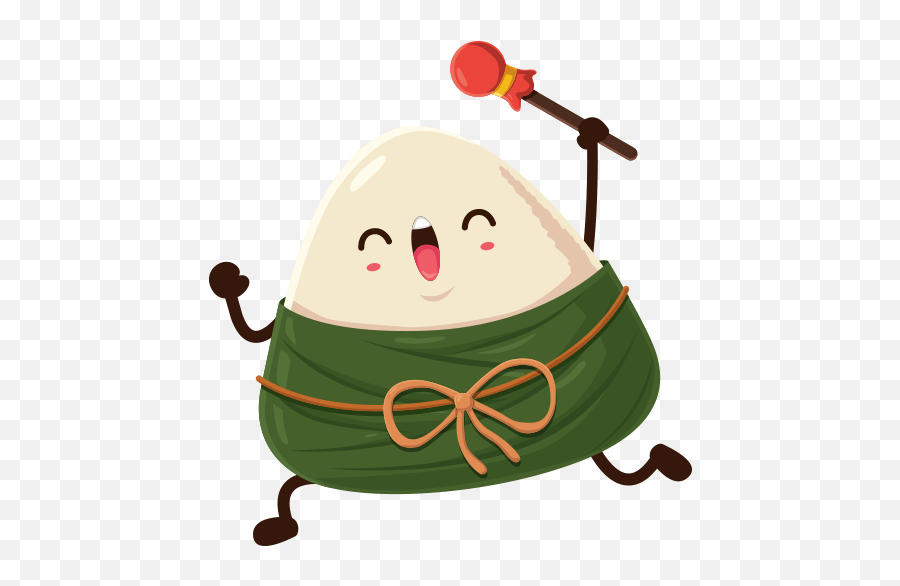 Happy Rice Dumplings Stickers Cartoon Emoji,Dumpling Emoji free
