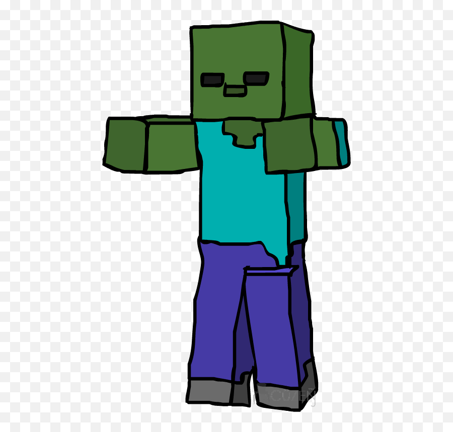 Zombie Outline Drawing Easy Minecraft Zombie Drawing Emoji Zombie Emojis Free Transparent Emoji Emojipng Com