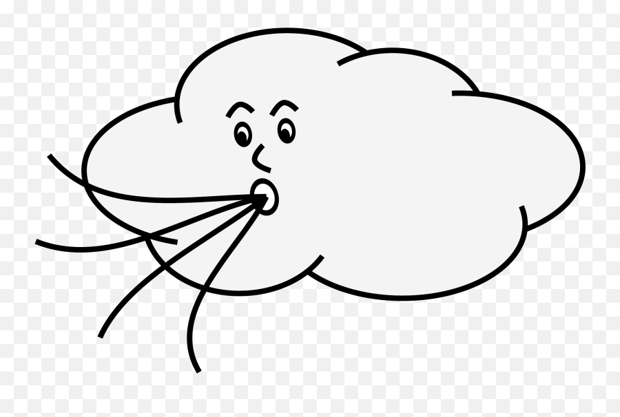 Clipart Wind Blowing Cloud Clipartandscrap Cartoon Wind Blowing Gif