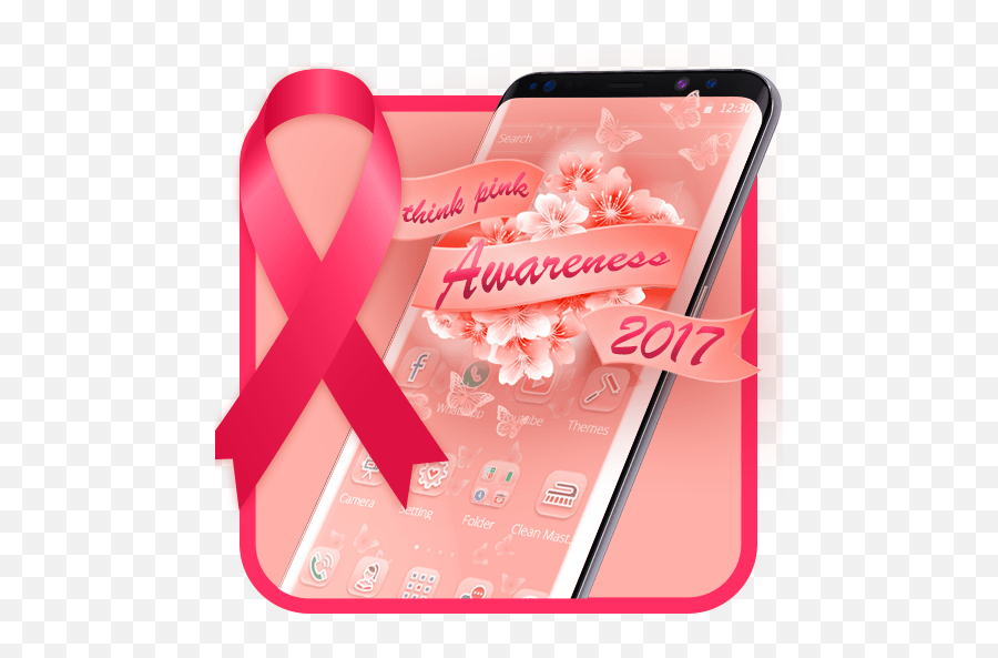 Pink Ribbon Awareness Theme Gadget Emoji,Awareness Ribbon Emoji free transparent emoji