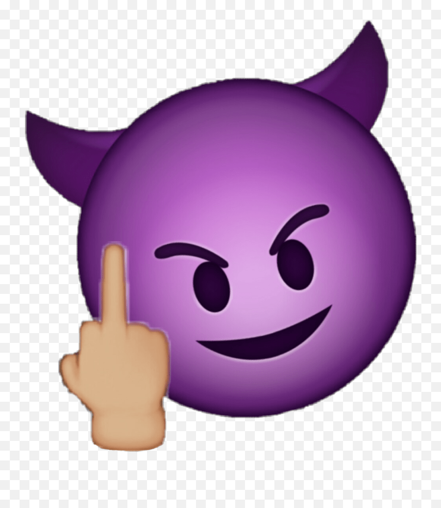 Emoji Middlefinger Devil Middle Finger Emoji Devil,Bird Finger Emoji