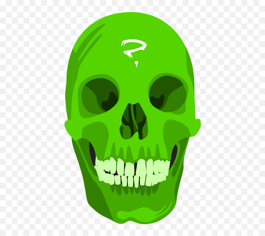 Green Halloween Green Skull Png Emoji,Skull Water Skull Emoji free