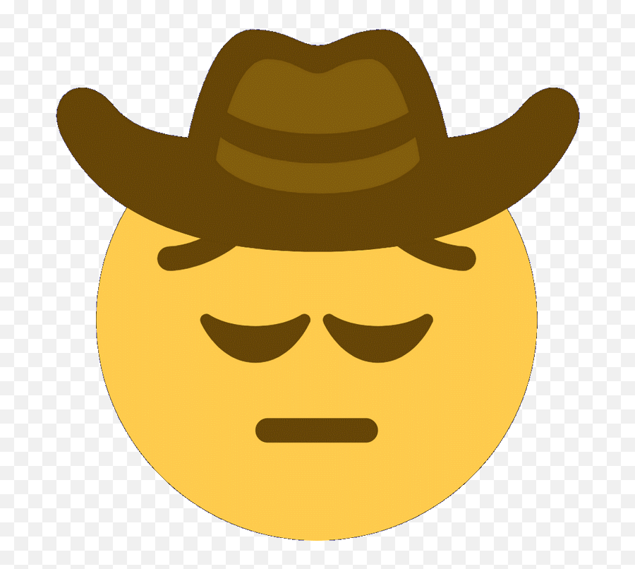 Other Discord Smiley Triste Pensif Sad Cowboy Emoji Png Emoticone Triste Free Transparent Emoji Emojipng Com