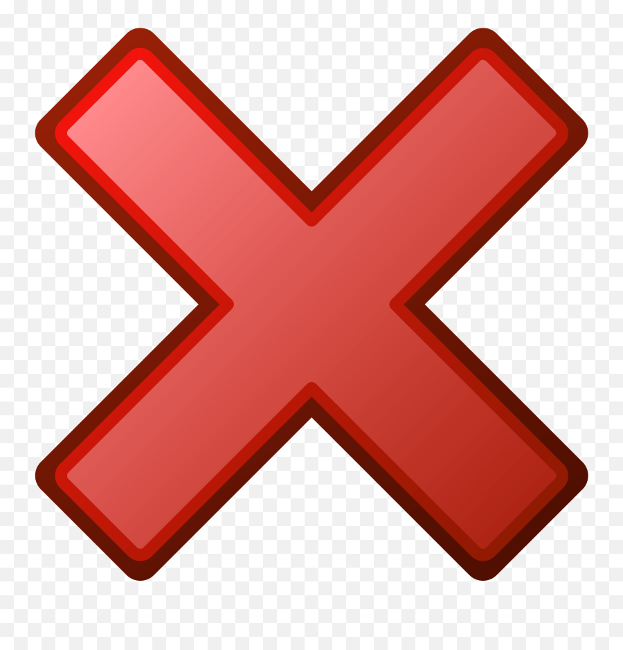 Red X Mark Png Picture Clipart A Cross Emoji,Ex Emoji free