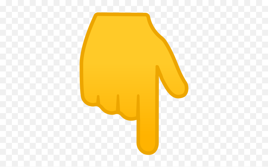 Backhand Index Pointing Down Emoji Finger Pointing Down Emoji free