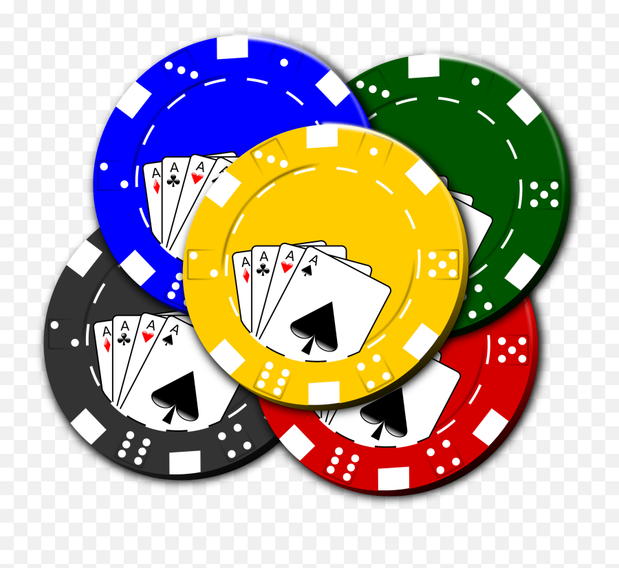 Poker Chips Vector Art Image Transparent Background Casino Clip Art