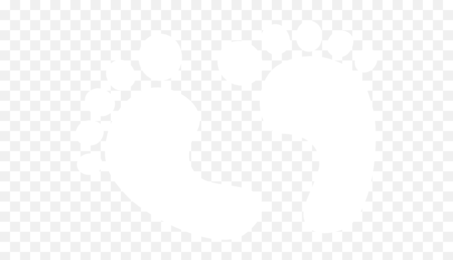 White Baby Footprint Transparent Png White Baby Feet Clipart Emoji,Baby Feet Emoji free