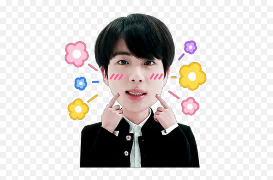 Bts K Pop Stickers For Whatsapp Bts Members Cute Sticker Emoji,Bts