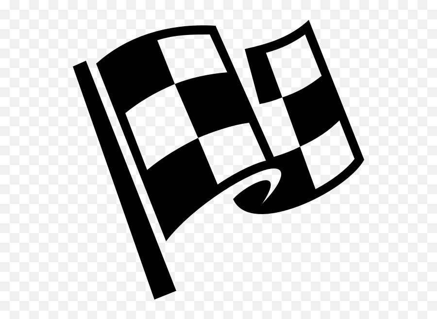 Vector Clip Art Of Checkered Flag Finish Flag Clip Art Emoji,Race