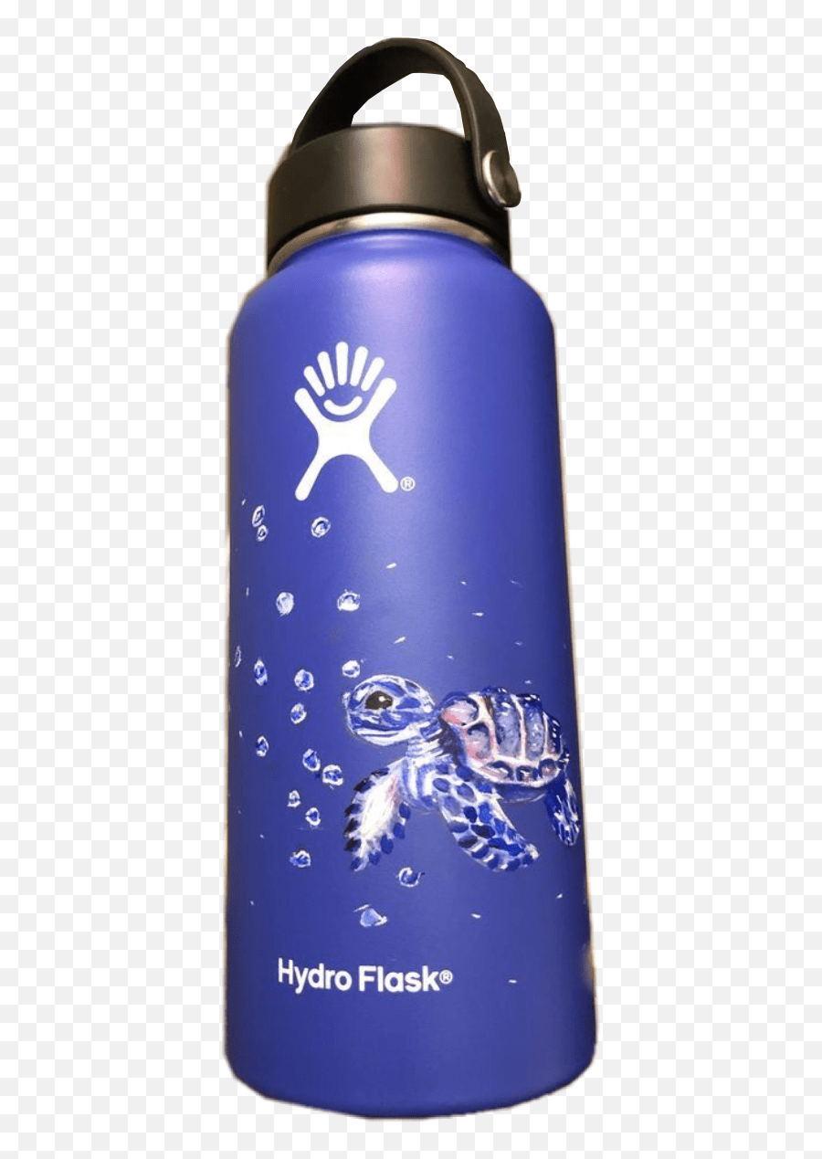 Hydroflask Turtlelove Turtle Royal Blue Hydro Flask Emoji,Pained