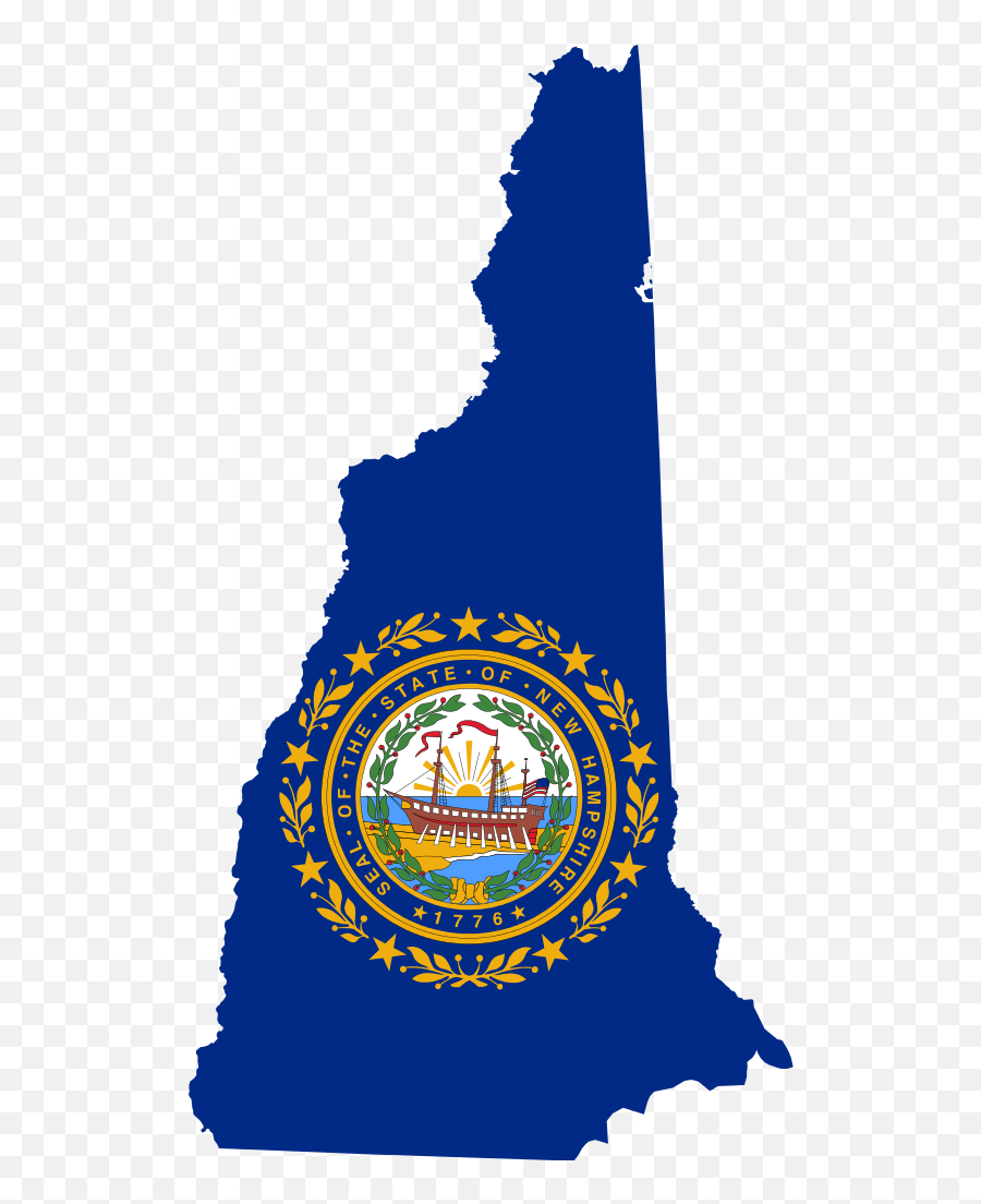 Flag Map Of New Hampshire New Hampshire Flag Map Emoji,Turkey Flag