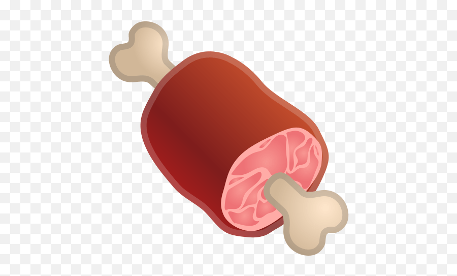 Meat On Bone Emoji Meat On Bone,Bone Emoji free transparent emoji