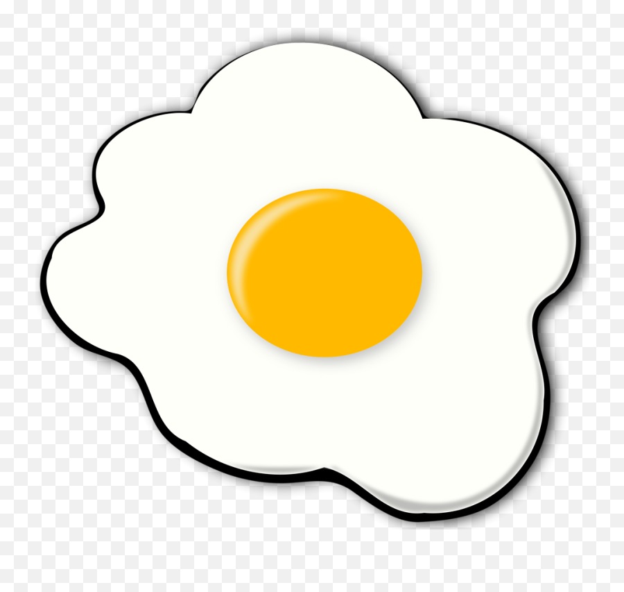 Sunny Side Up Egg Clipart Black And White Sunny Side Up Egg Clipart