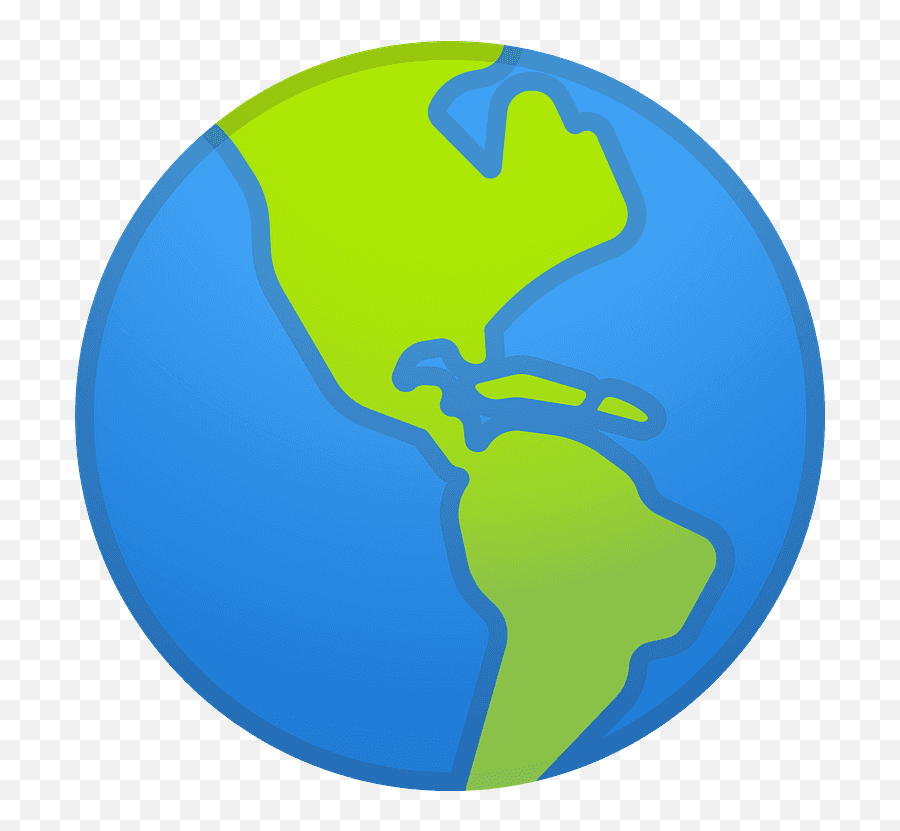 Globe Showing Americas Emoji Clipart Terra Emoji,Earth Emoji free