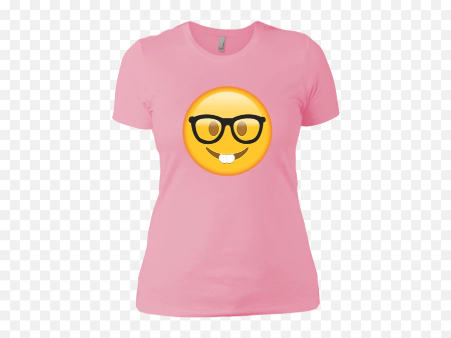 Nerd With Glasses Emoji Shirt Costume Birthday Party T Shirt,Emoji