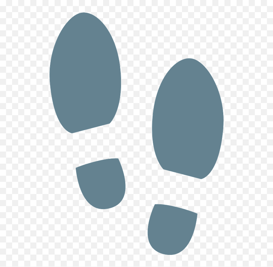 Footsteps Clipart Dot Emoji,Footprint Emoji free transparent emoji