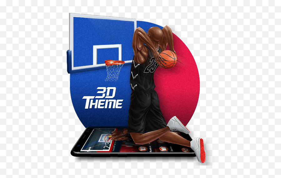 Basketball Dunk 3d Theme Streetball Emoji,Basketball Hoop Emoji