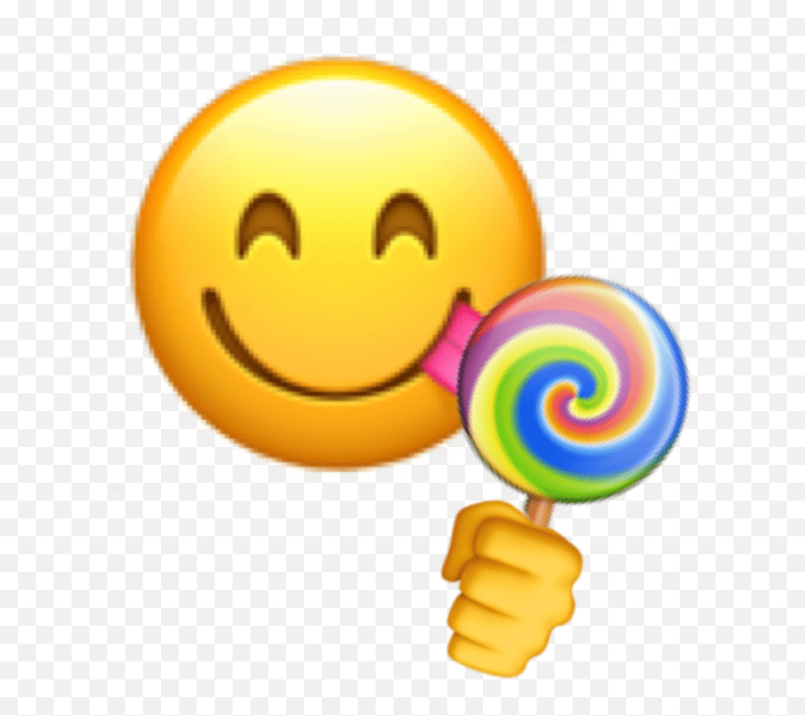 Emoji Lollipop Freetoedit Smiley,Lollipop Phone Emoji free