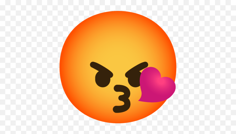 Angrykiss You Are Angry But Also In Love Emoji,Angry Kiss Emoji