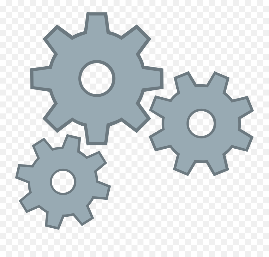 Gears Icon Png 3 Gear Gears Clipart Transparent Emoji,Gears Emoji