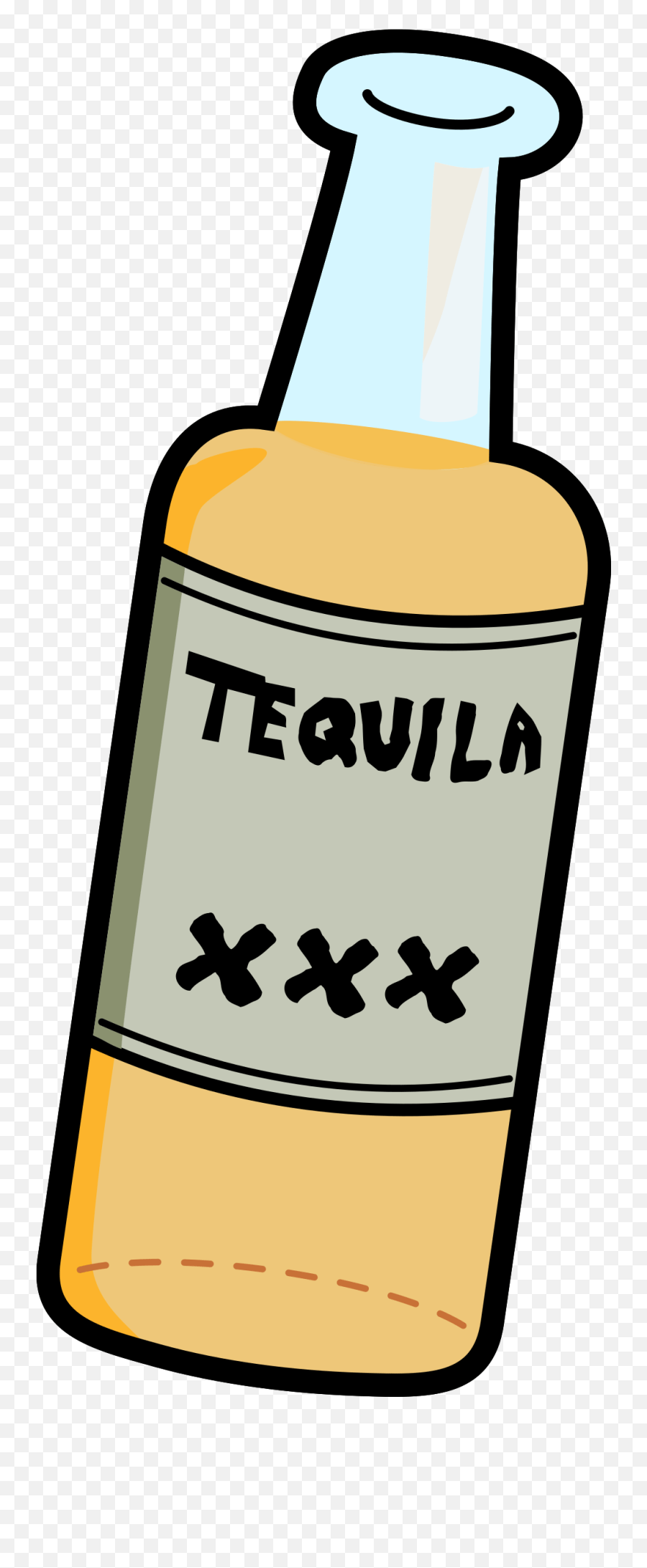Bottle Of Hard Tequila Vector Clipart Tequila Bottle Clipart Emoji