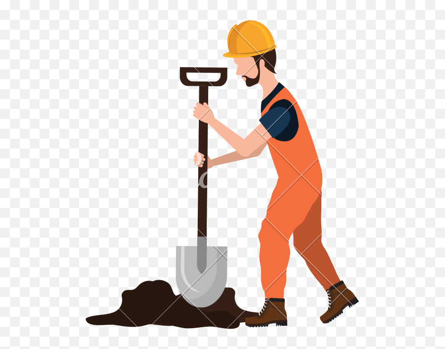 Construction Man Digging Man Digging Icon Emoji,Shovel Emoji free