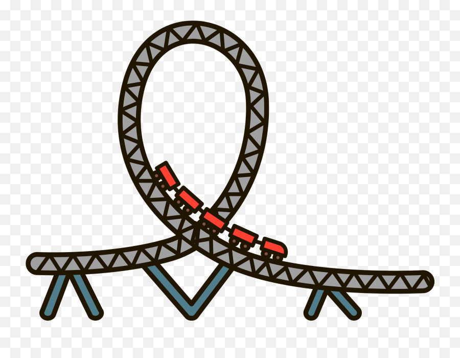 Roller Coaster Clipart Dot Emoji,Roller Coaster Emoji free