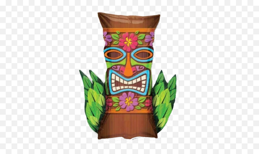 Tiki Foil Supershape Balloon Just Party Supplies Nz Hawaiian Tiki