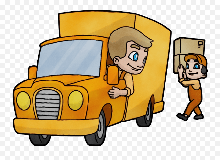 Packing Moving Truck Movers Freetoedit Delivery Truck Clip Art Emoji