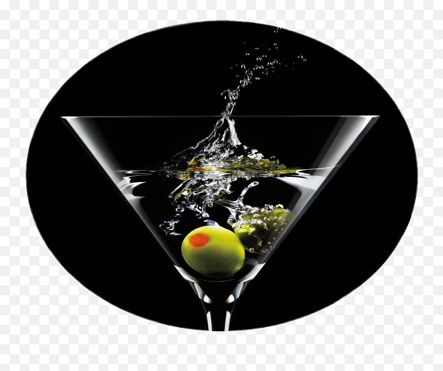 Martini Bebida Aceitunas Olive Drink Splash Martini Emoji,Martini