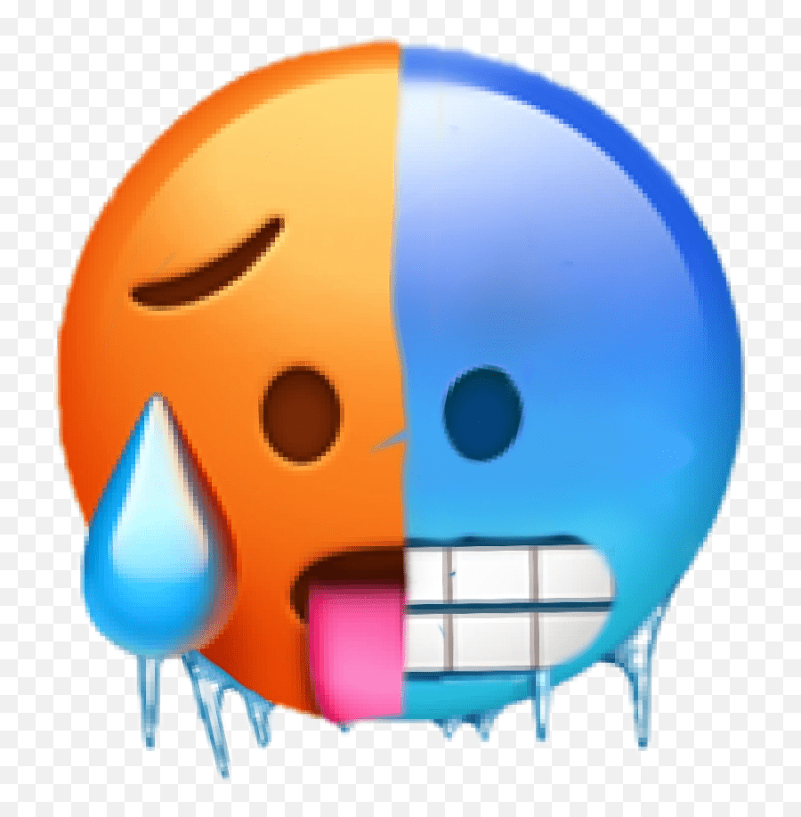 Cold Hot This Sticker Sticker Cold And Hot Emoji,Emoji Cold free