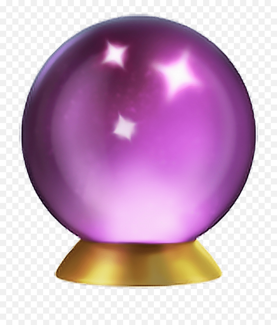 Crystalball Emoji Apple Ios11 Purple Crystal Ball Emoji Png,What Is