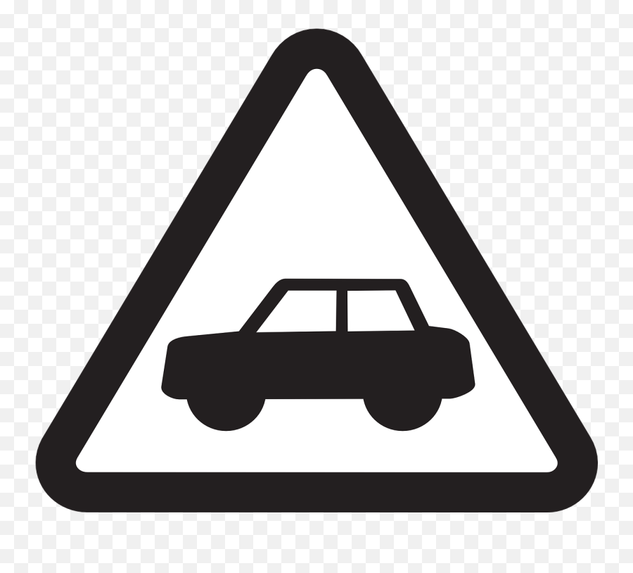Reminder Safety Road First Driving Road Safety Clipart Black White