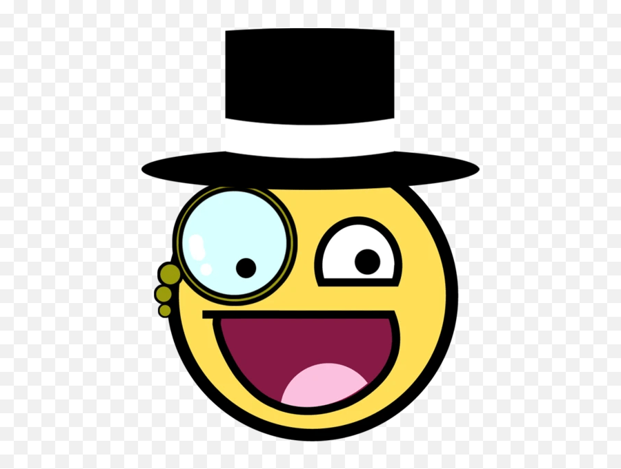 Top Hat Smilie Emoji Looking Sideways Smile,Hat Emoticon free