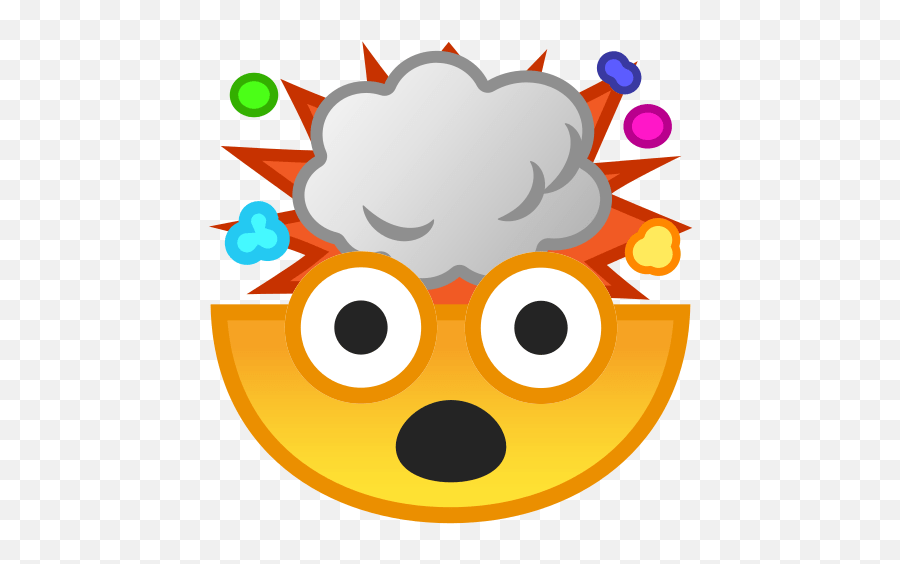 Exploding Head Emoji Exploding Head Emoji,Explosion Emoji free transparent emoji