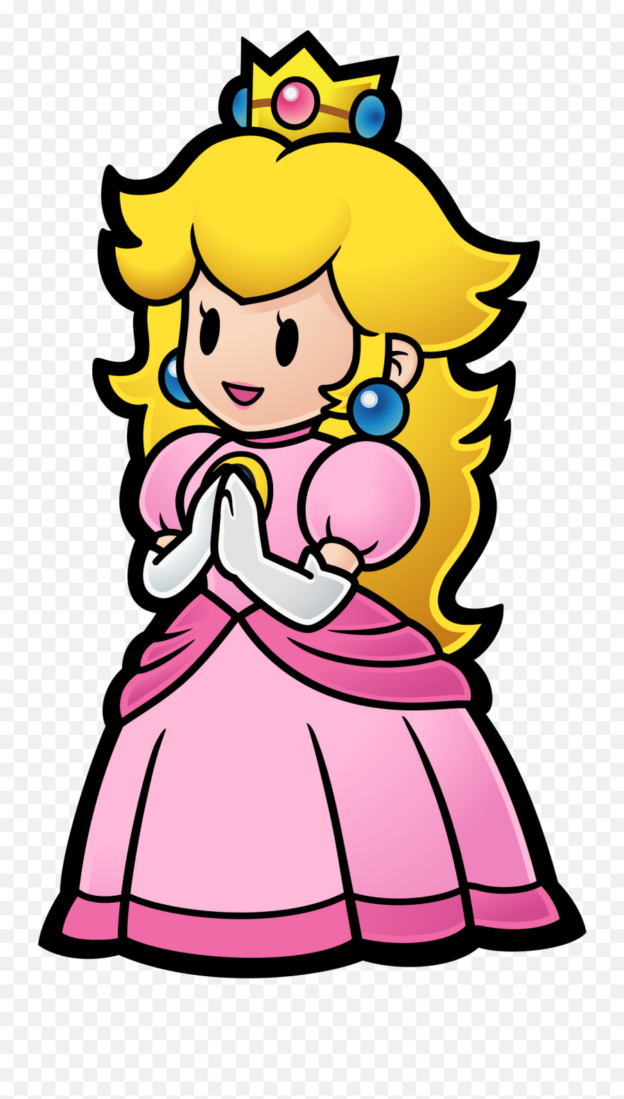 Download Princess Peach Image Hq Png Mario Bros Princesa Peach Emoji