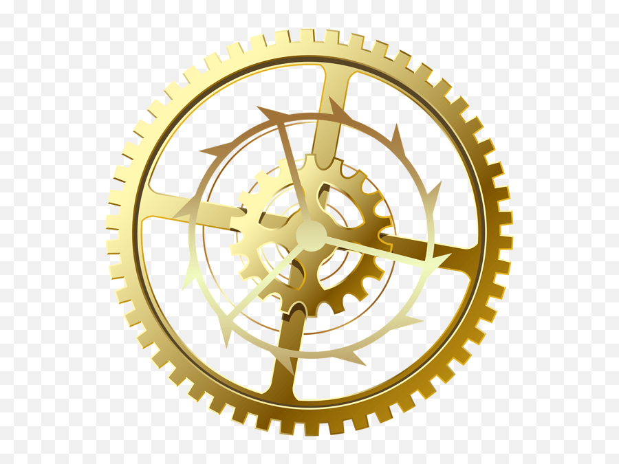 Gear Gears Steampunk Punk Metal Gold Gold Gear Emoji,Gears Emoji