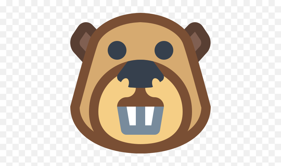 Beaver Icon Clip Art Emoji,Beaver Emoji free transparent emoji